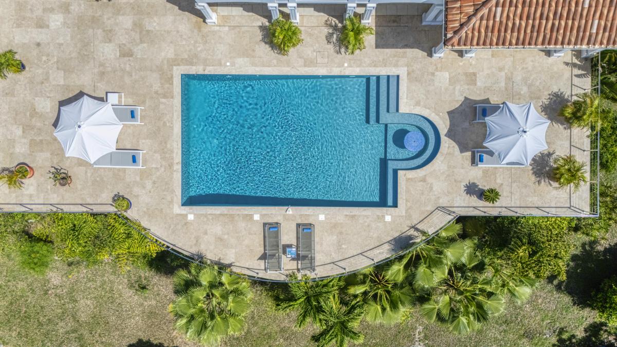 39.Location villa Oceane Terres Basses Saint Martin - Vue ensemble